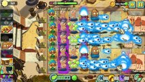 All Pea Plants Power-Up! & Torchwood Plant-Food-Boost! vs Zombies in Plants vs Zombies 2
