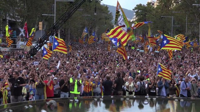 Des centaines de milliers de Catalans réclament l'indépendance