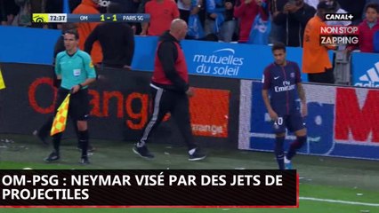 OM-PSG : Neymar visé par des projectiles, il pousse un coup de gueule (Vidéo)