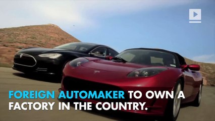 Tesla strikes a deal to build factory in China