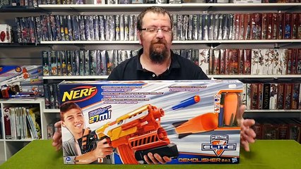 Présentation/Démo du Nerf Elite Demolisher 2 in 1 en Français HD Fr