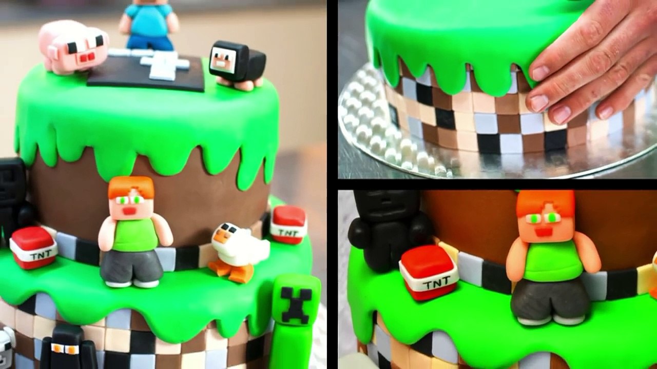Minecraft Birthday Cake new