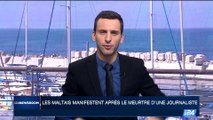 Les Maltais manifestent après le meurtre d'une journaliste