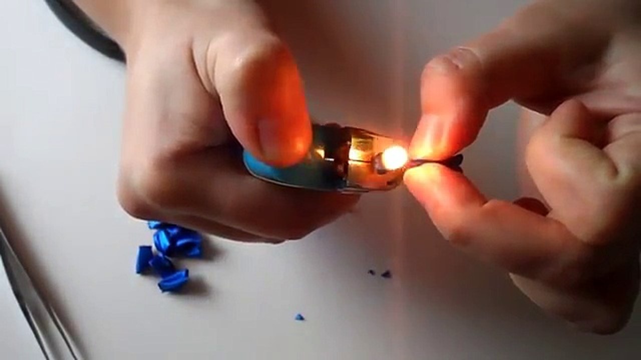 Василек Канзаши . Мастер класс канзаши для начинающих