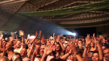 Los misteriosos mensajes de Bustamante en su concierto