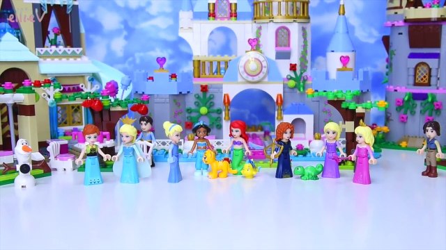 Lego Disney Minifigures Set meet Disney Princesses Build Review Silly Play - Kids Toys