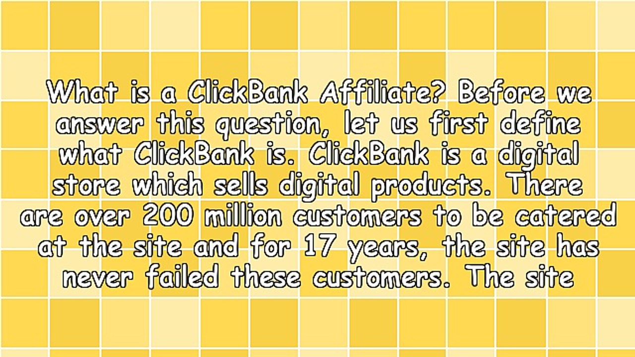 The ClickBank Affiliate