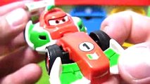 カーズ ディズニー おもちゃアニメ カラーガレージの中にたまご⭐️ライトニング・マックイーンが見つけたよ!子供向け Disney Cars Kids color Garage Toy