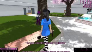 HOW SENPAI MEETS MUJA KINA AND OSANAS POISON CHALLENGE | Yandere Simulator