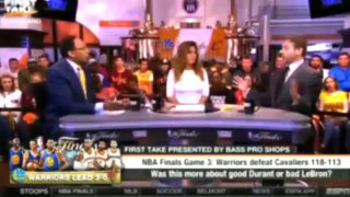 ESPN FIRST TAKE Was this more about good durant or bad Lebron 6,8,2017