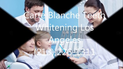 Carte Blanche Teeth Whitening Los Angeles-(213) 226-1311