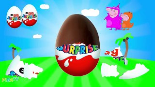 Surprise Eggs!!! Pig Dino - Свинка Динозавр - Киндер сюрприз и другие мультики!!!