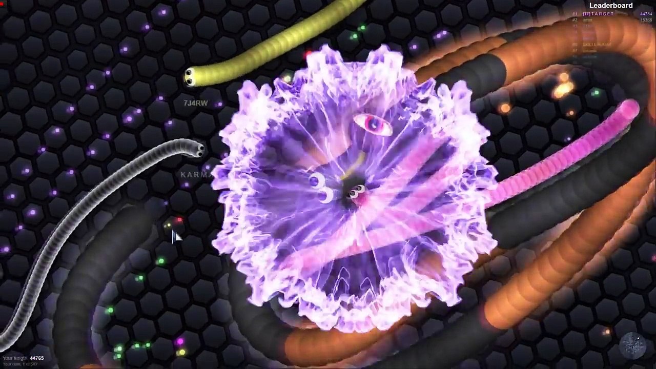 Slither.io - BAD MAGIC SNAKE vs 99800 SNAKES! // Epic Slitherio Gameplay (Slitherio Funny Moments)