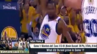 ESPN FIRST TAKE What did durant provo in game 1