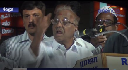 வேலூரில் நடைபெற்ற அதிமுக கூட்டத்தில் மதுசூதனனின் உரை-வீடியோ