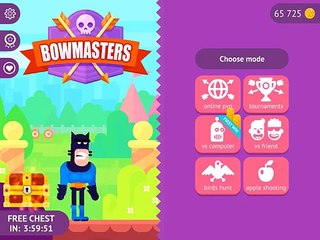 BOWMASTERS Donald D / Jeremy / Old Man / Mike / Maestro / Shovel Demon / Soldier Gameplay