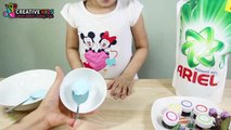Hai mẹ con làm chất nhờn ma quái How to make Slime MONSTER | Creative Kids