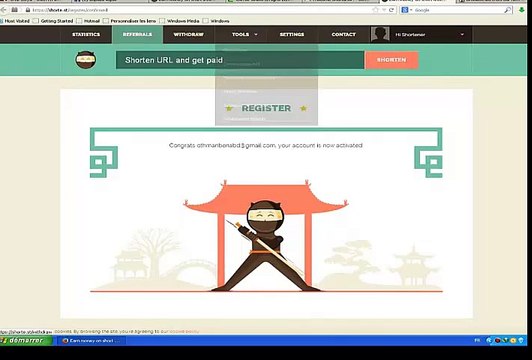 شرح موقع shorte.st و كيفية الربح منه 100 دولار بطريقة سهلة جدا