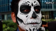 Thousands Participate in Mexico City's Catrinas Parade