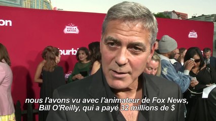 Los Angeles: Clooney et Damon réagissent au scandale  Weinstein