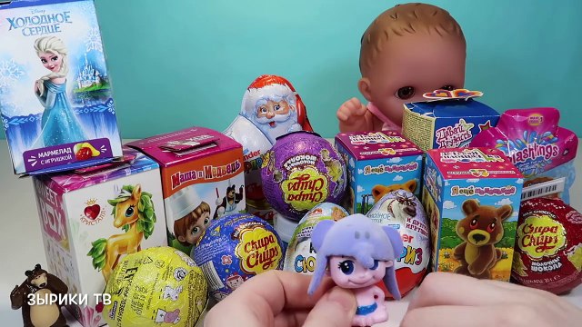 Куклы Пупсики Открываем Сюрпризы Свит Бокс Чупа чупс Много Сюрпризов Маша и Медведь Пони Зырики ТВ