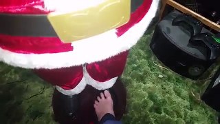 Rare Gemmy Lifesize Dancing Santa (All Songs)