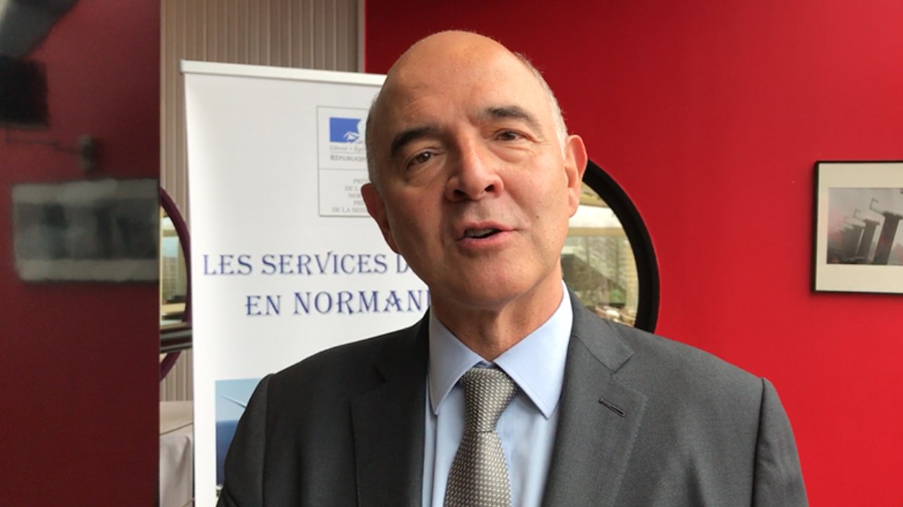 Pierre Moscovici en Normandie