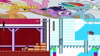 Mega Pony Race - 1 - Applejack vs Rainbow Dash