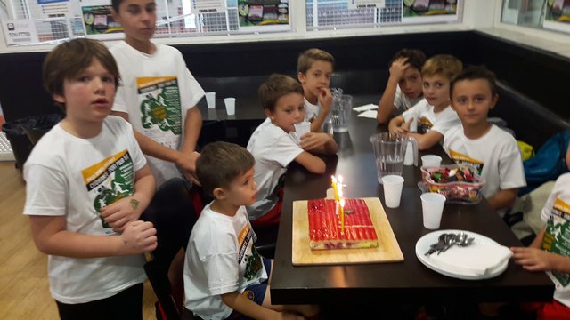 STAGE FOOT AU FIVE DE PERPIGNAN : JOYEUX ANNIVERSAIRE LUCAS AUGERAUD CUNCHILLOS - JOURNÉE DU 23.OCTOBRE 2017