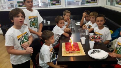 STAGE FOOT AU FIVE DE PERPIGNAN : JOYEUX ANNIVERSAIRE LUCAS AUGERAUD CUNCHILLOS - JOURNÉE DU 23.OCTOBRE 2017