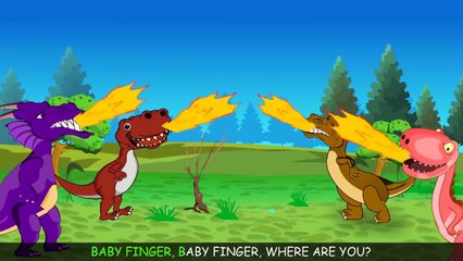 Mickey Mouse #Crying When Attacked by Big Dinosaur Foot Finger Family Collection Songs