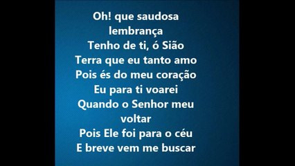 Hino Harpa crista 002 -saudosa lembrança -Elias Silva