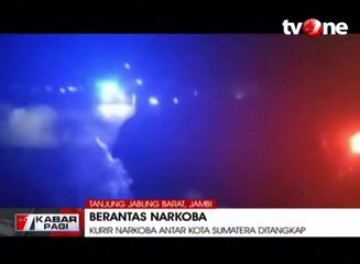 Aksi Kejar-Kejaran Polisi dan Kurir Narkoba Wanita di Jambi