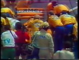 Gran Premio di Francia 1987: Pit stop di A. Senna, Prost, Mansell e Johansson e ritiro di Boutsen