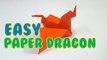 ✅ Easy DIY: Origami Dragon| Three Headed Melon