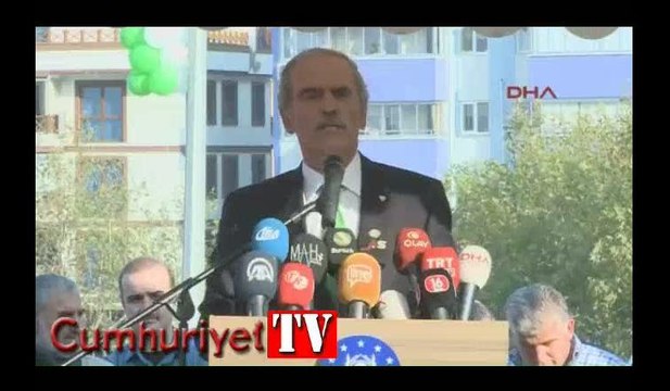 Recep Altepe açılışta konuştu, istifa etmedi
