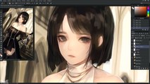 [샬이] Speed Painting - 던전앤파이터 여프리 스피드 페인팅 작업영상 DNF W.Priest (Photoshop CC ,Sai)