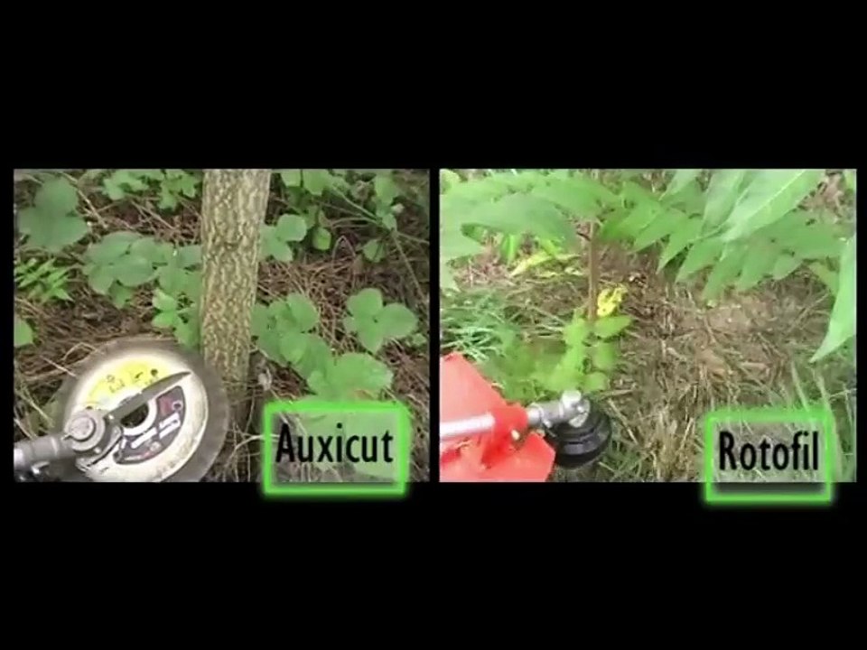 Auxicut, la débroussailleuse sans projection.