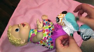 Baby Alive Changing Time Doll Feeding, Foot Rattles, Diaper Mess, and Name Reveal!