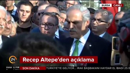 Recep Aktepe istifa etti