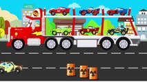 McQueen Truck Transportation - Learn Colors for Children Cars Cartoon - Kids Nursery Rhymes