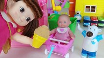 Baby Doll Picnic Rabbit Car and Fruit Surprise Popcorn shop Toy 아기인형 토끼 자동차 과일 서프라이즈 팝콘 가게놀이 뽀로로 장난감