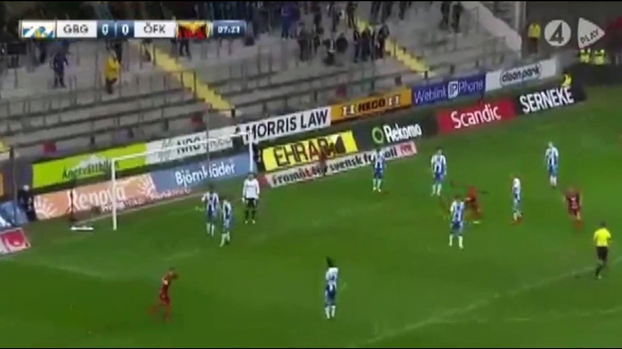 Goeteborg 0:1 Ostersunds (Swedish Allsvenskan. 22 October 2017)