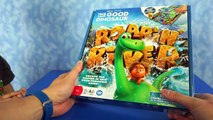 The Good Dinosaur ROARING RAPIDS BOARD GAME Review ft The Good Dinosaur Arlo and T-rex by Toy Rap