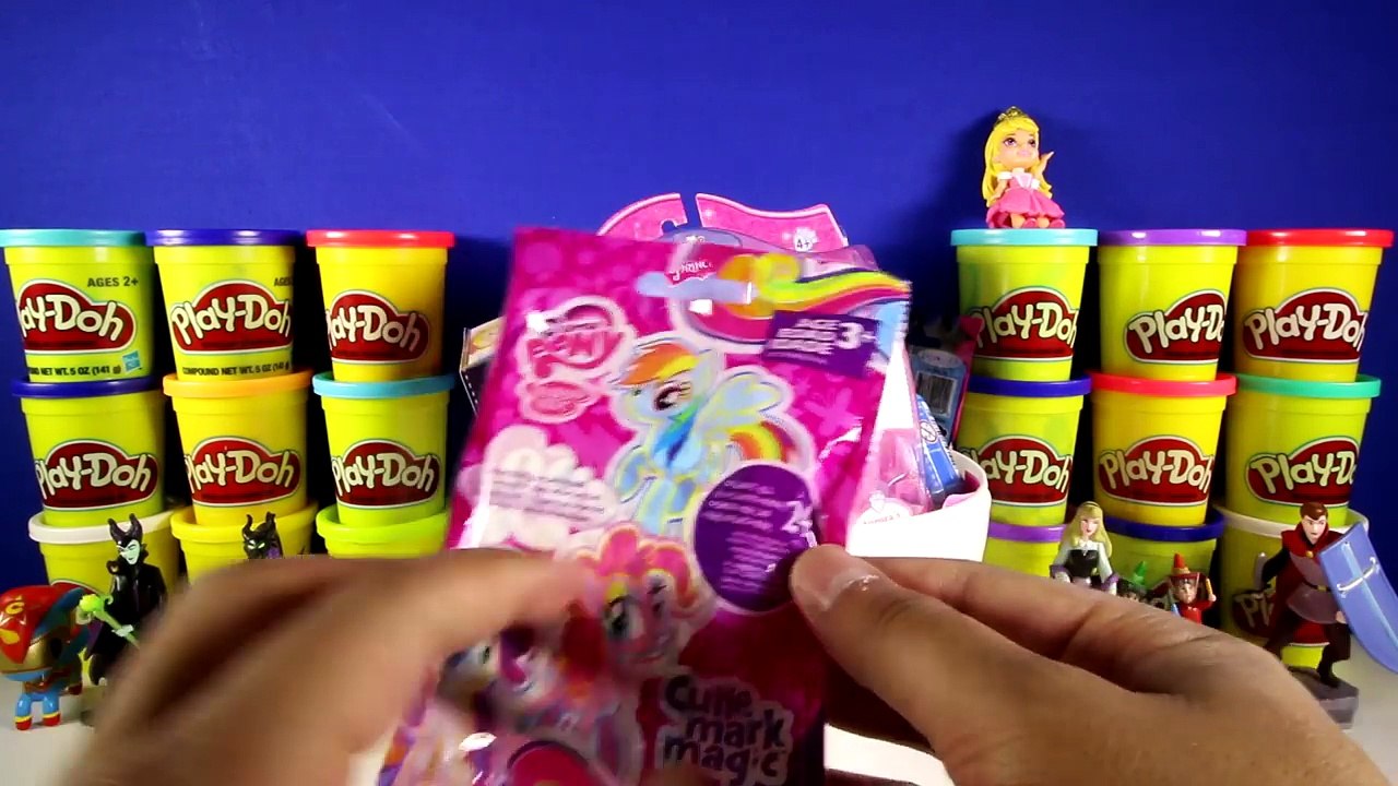 GIANT AURORA Surprise Egg Play Doh - Disney Sleeping Beauty Toys Shopkins Fashems