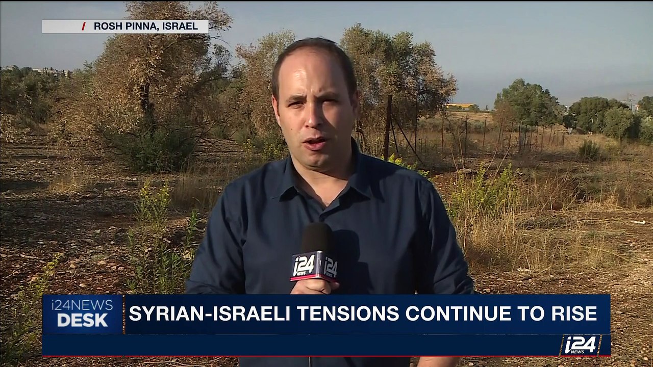 i24NEWS DESK | Syrian-Israeli tensions continue to rise | Monday, October 23rd 2017