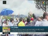 Colombia: En Bogotá los taxistas entraron en paro