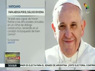 El Papa apela al diálogo constructivo de cara a los comicios en Kenia