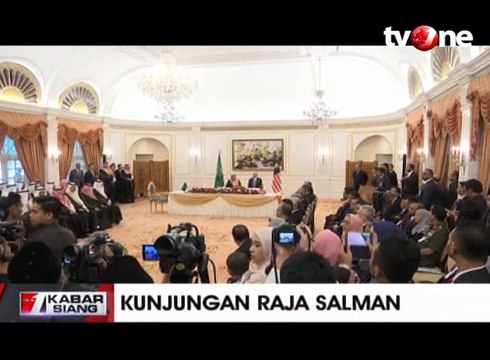Raja Salman dan PM Najib Razak Tanda Tangani Kerja Sama
