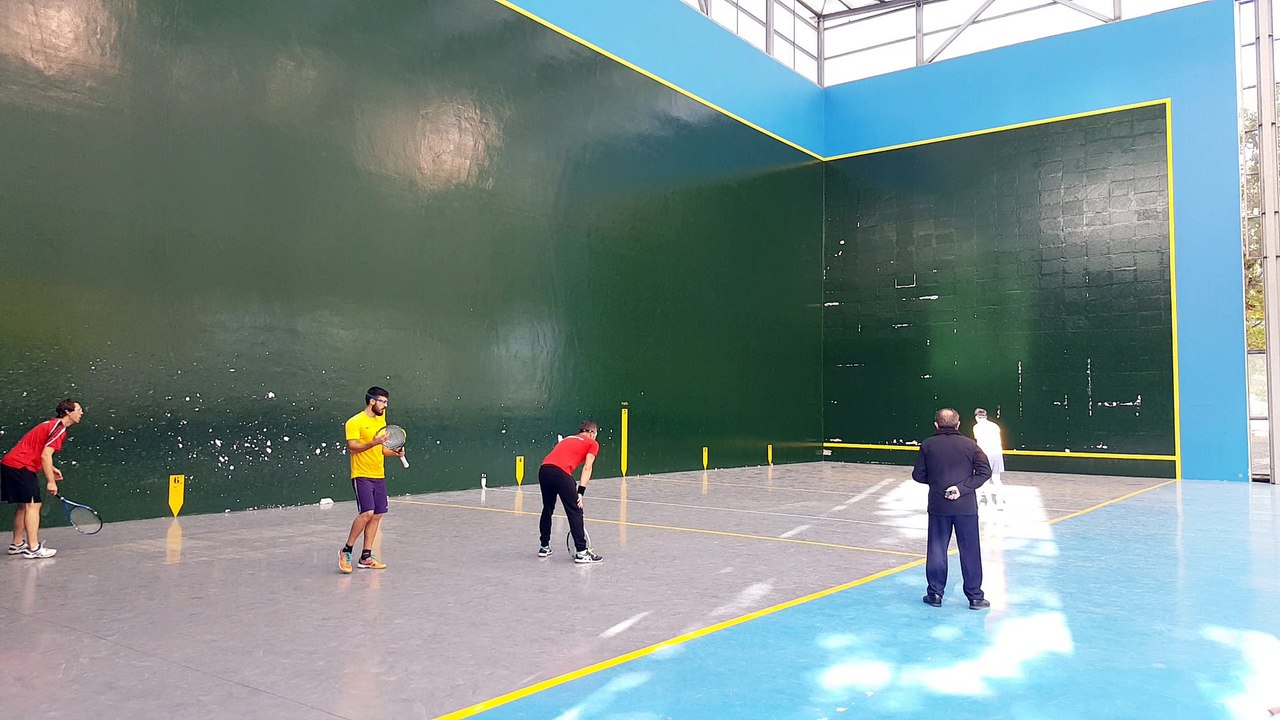 Frontenis honor Pozuelo vs Alcalá ultimos tantos emocionantes set 1 de la 2ª partida
